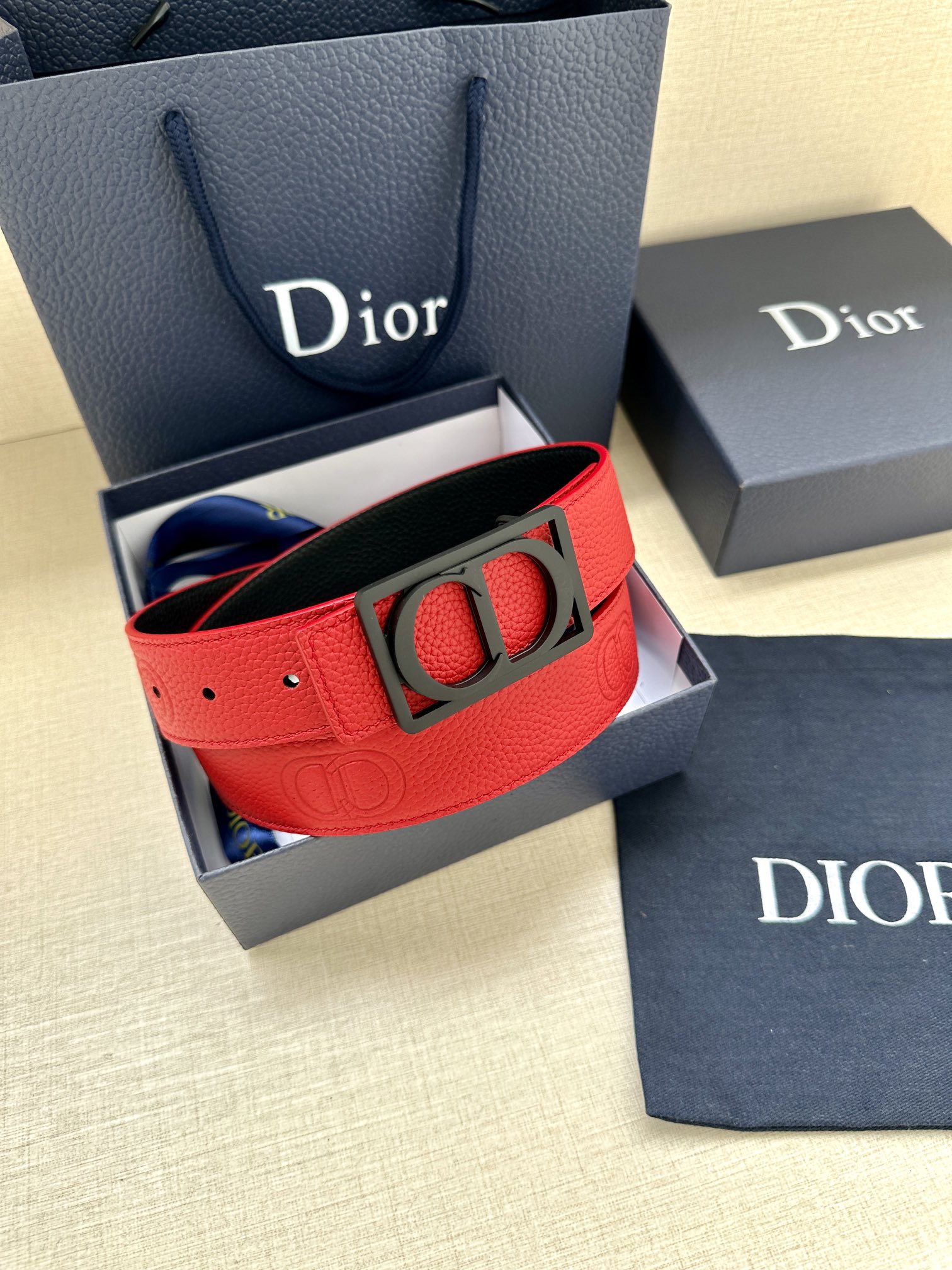 Dior Leather Belts 1:1 Mirror Version