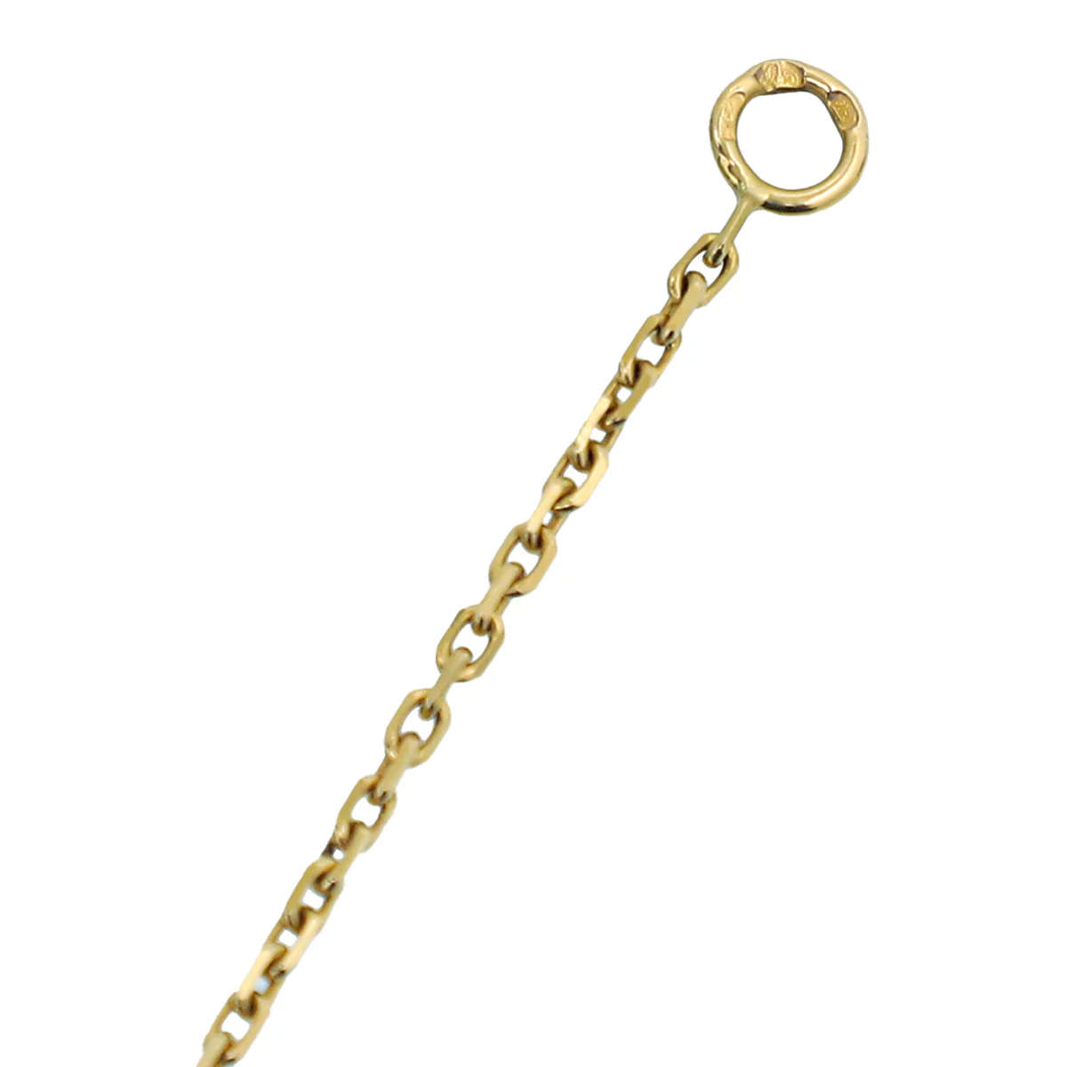 Van Cleef & Arpels 18K Yellow Gold MOP Lucky Alhambra Butterfly Pendant Necklace