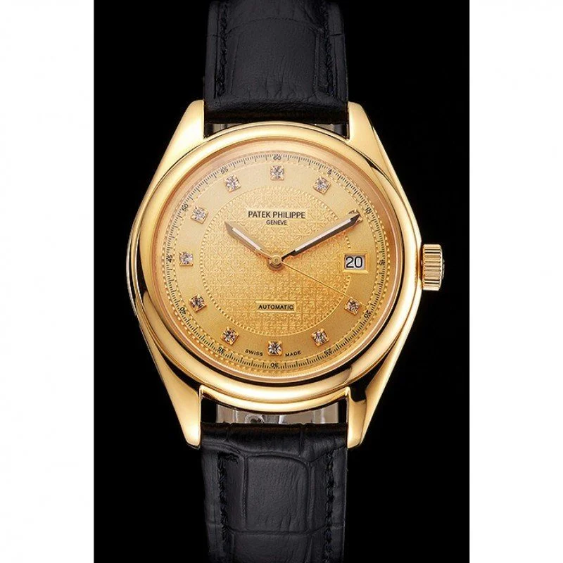 Calatrava Gold & Diamond Dial 37 mm, Yellow Gold Plated