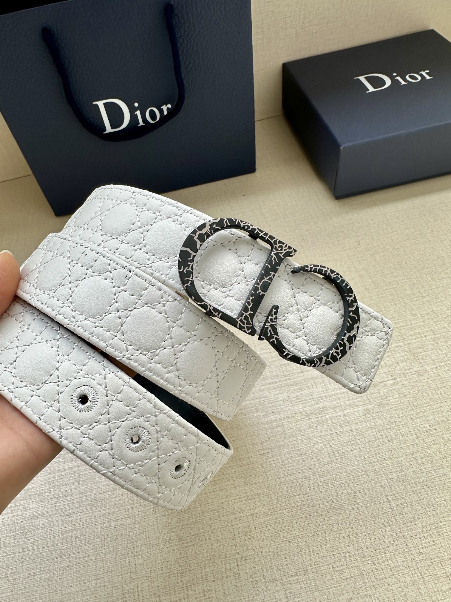 Dior Leather Belts 1:1 Mirror Version