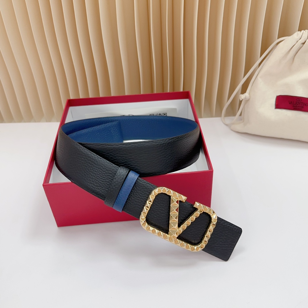 Valentino Leather Belts 1:1 Mirror Version