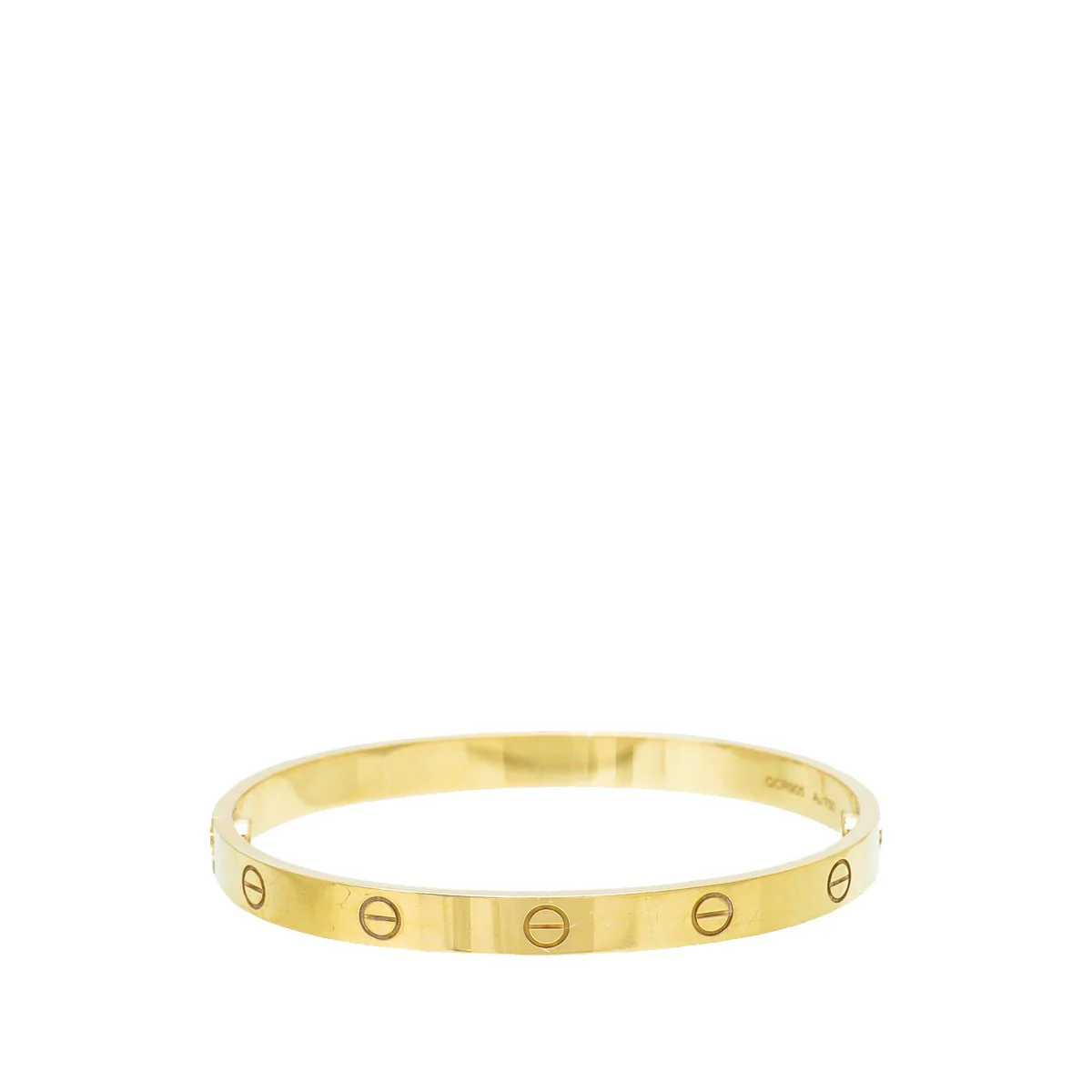 Cartier 18K Yellow Gold Love Classic Bracelet 19
