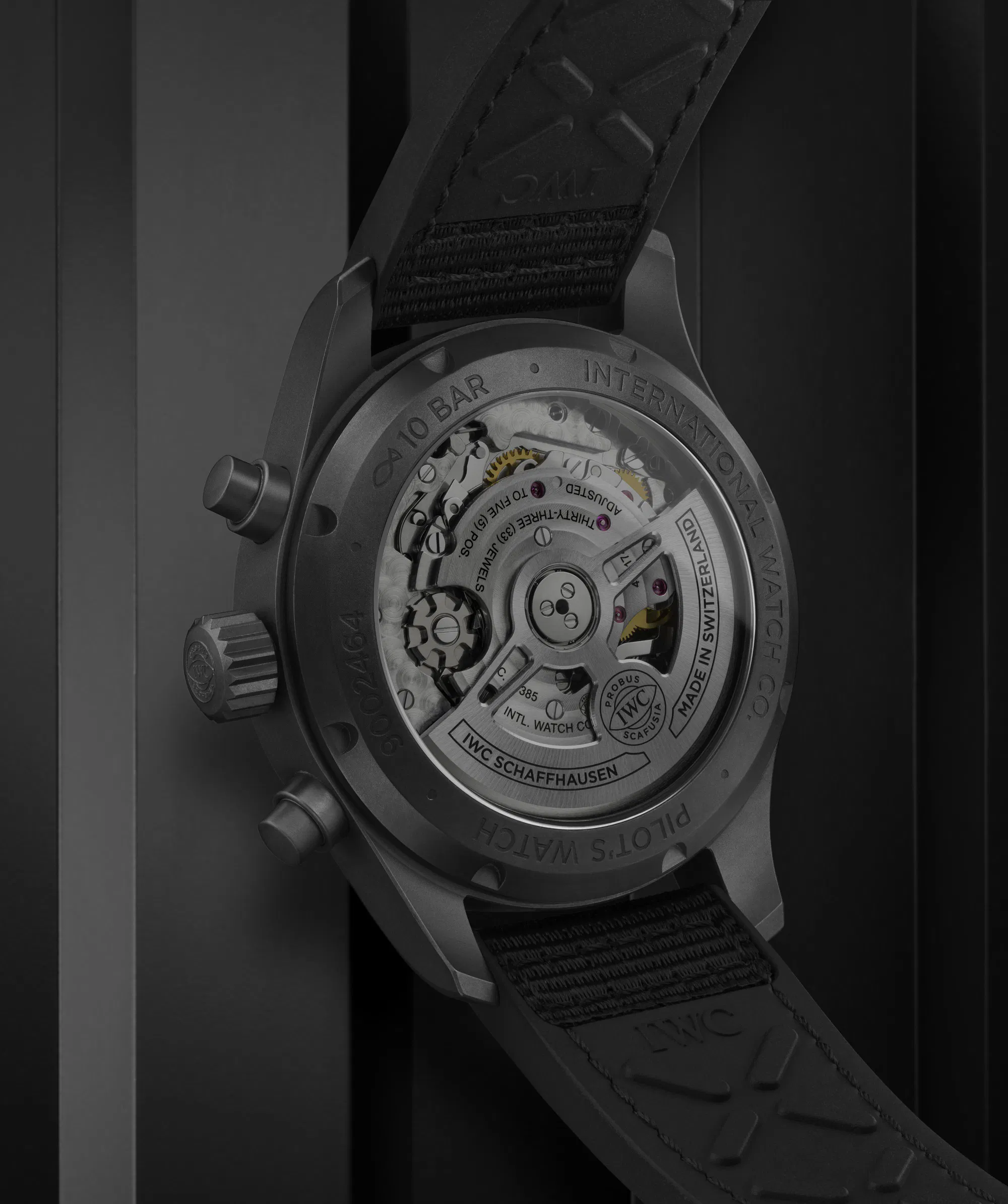 Schaffhausen Pilots watch chronograph 41 top gun edition ceratanium iw388106