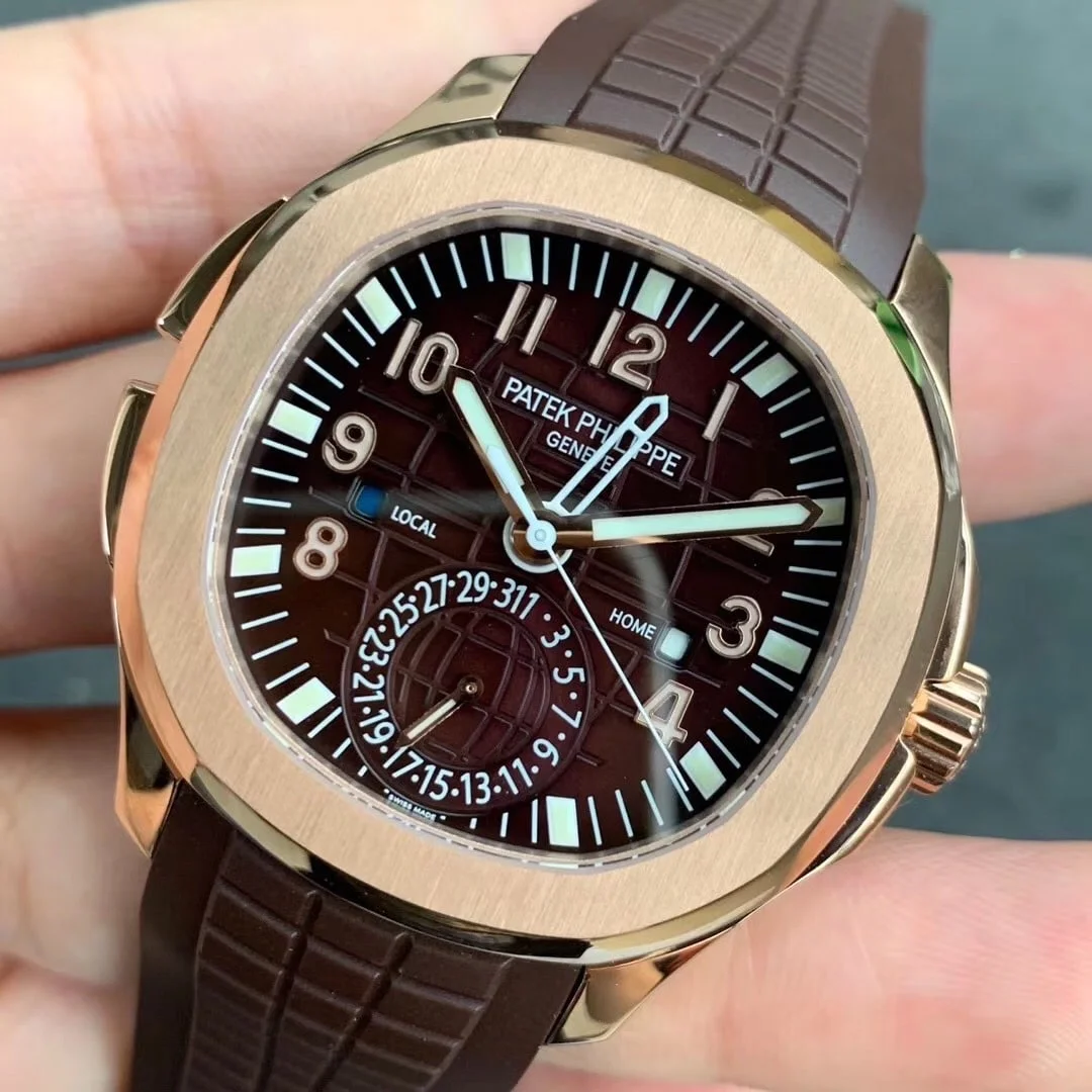 Aquanaut 5164R-001 Travel Time 40.8 mm,Rose gold