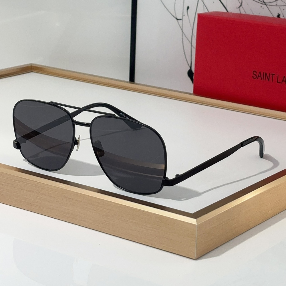 Saint Laurent YSL Metal Oval Sunglasses Top Quality（Replica）