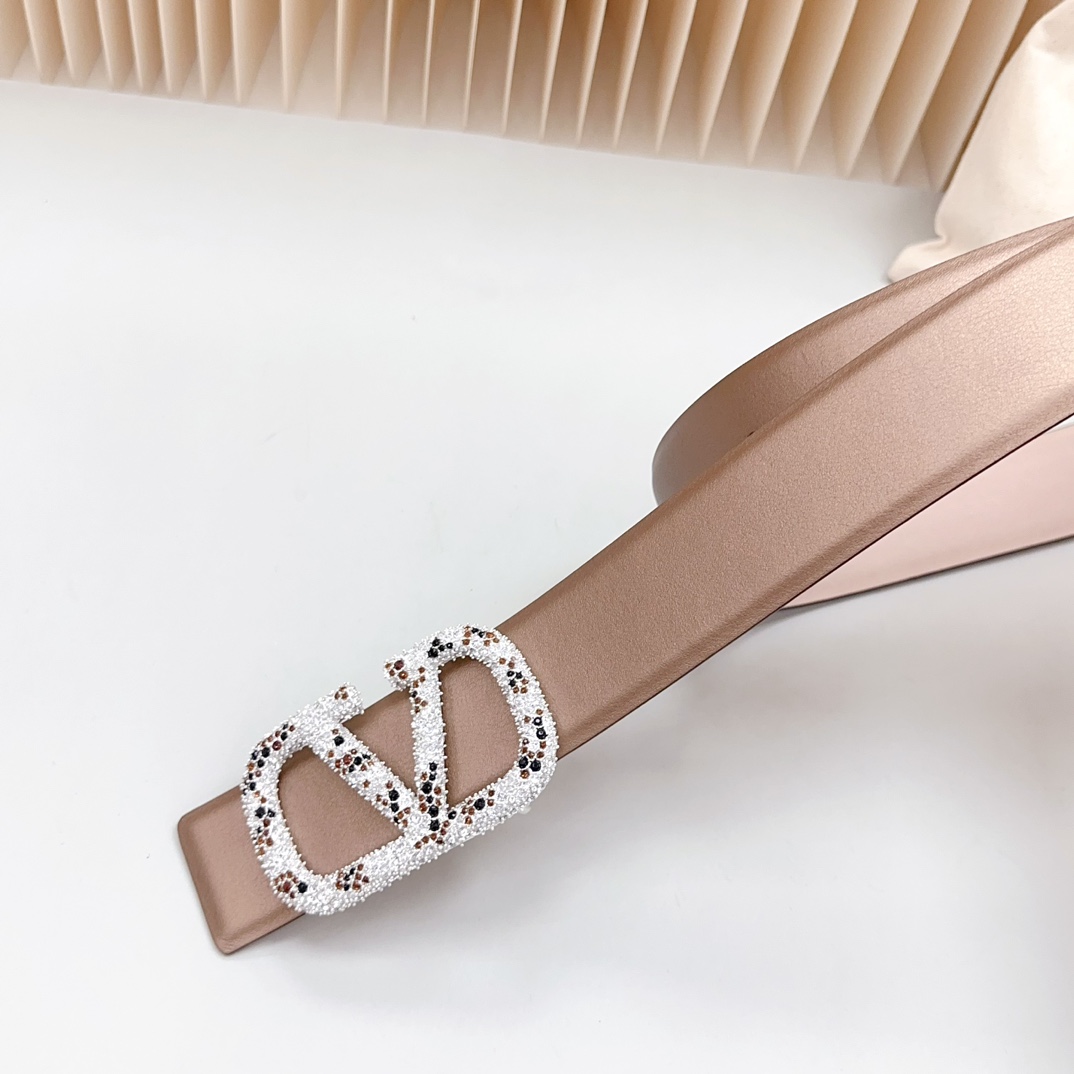 Valentino Leather Belts 1:1 Mirror Version