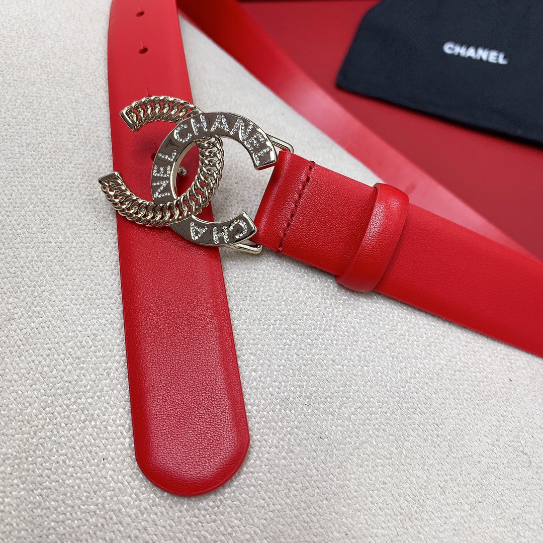 Chanel Leather Belts 1:1 Mirror Version