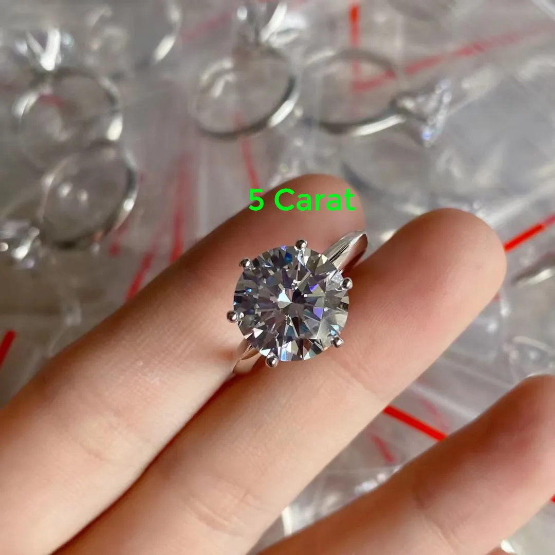 Tiffany Harmony Round Brilliant Engagement Ring in 925 Silver