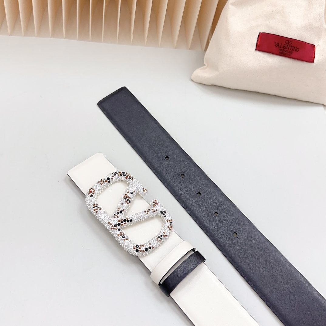 Valentino Leather Belts 1:1 Mirror Version