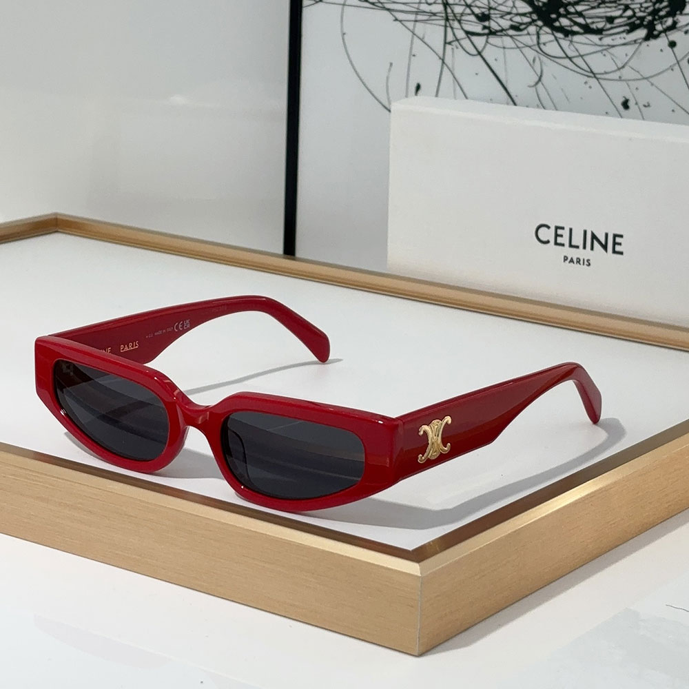 Celine  Patterned Frame  sunglasses Top quality （Replica）