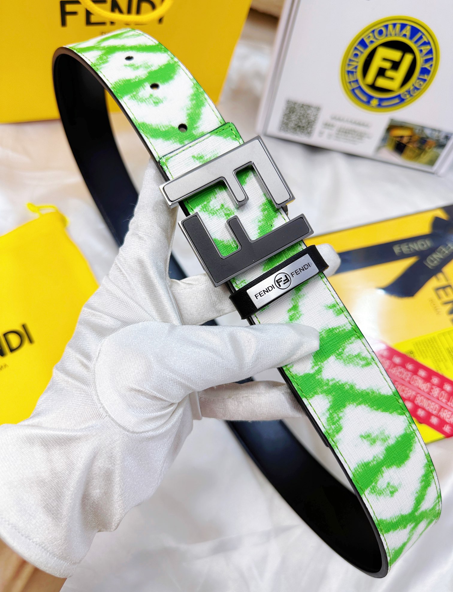 Fendi Leather Belts 1:1 Mirror Version