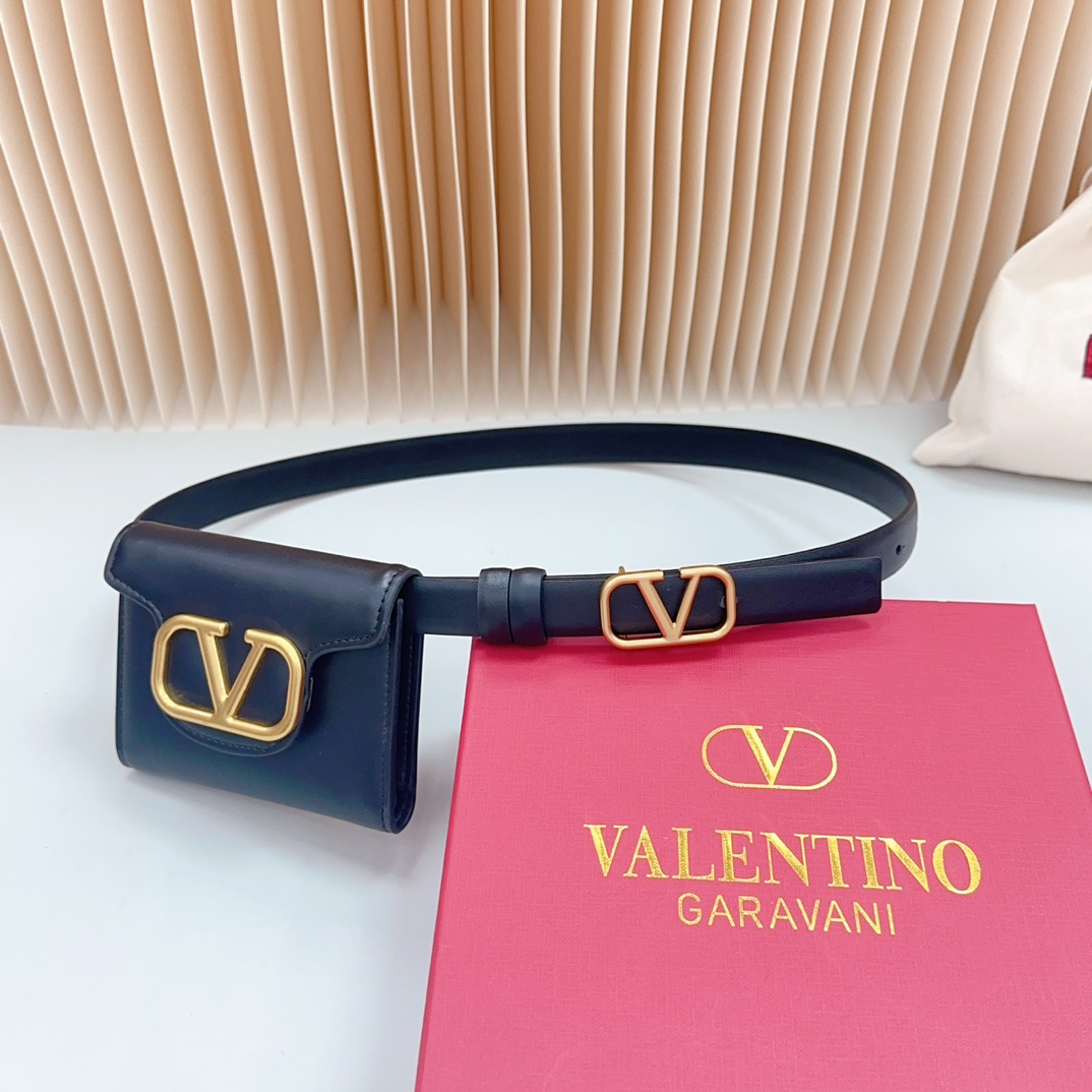 Valentino Leather Belts 1:1 Mirror Version