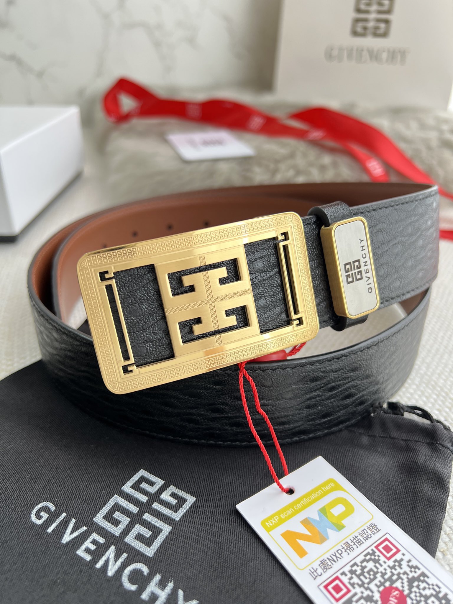 Givenchy Leather Belts 1:1 Mirror Version