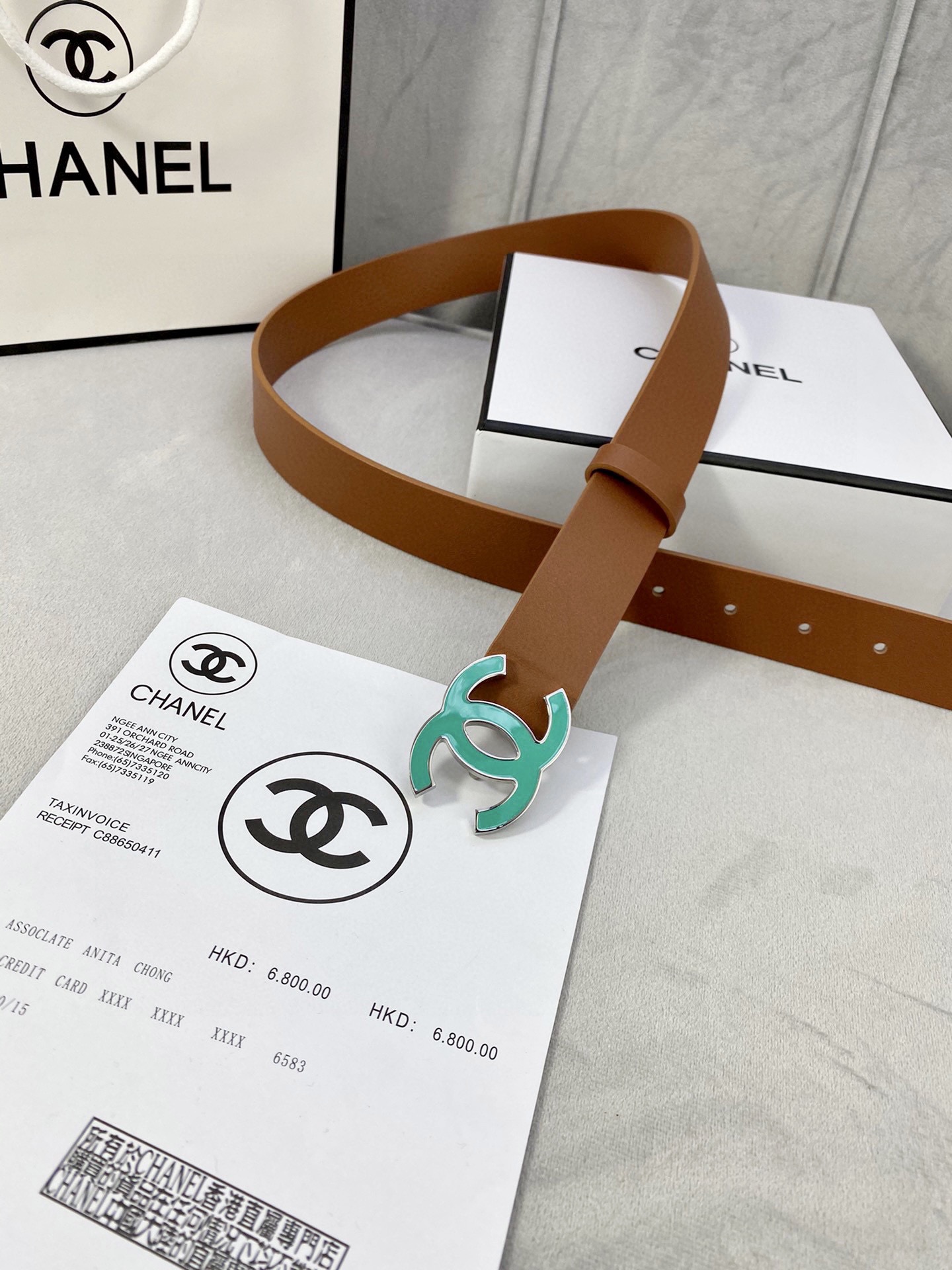 Chanel Leather Belts 1:1 Mirror Version