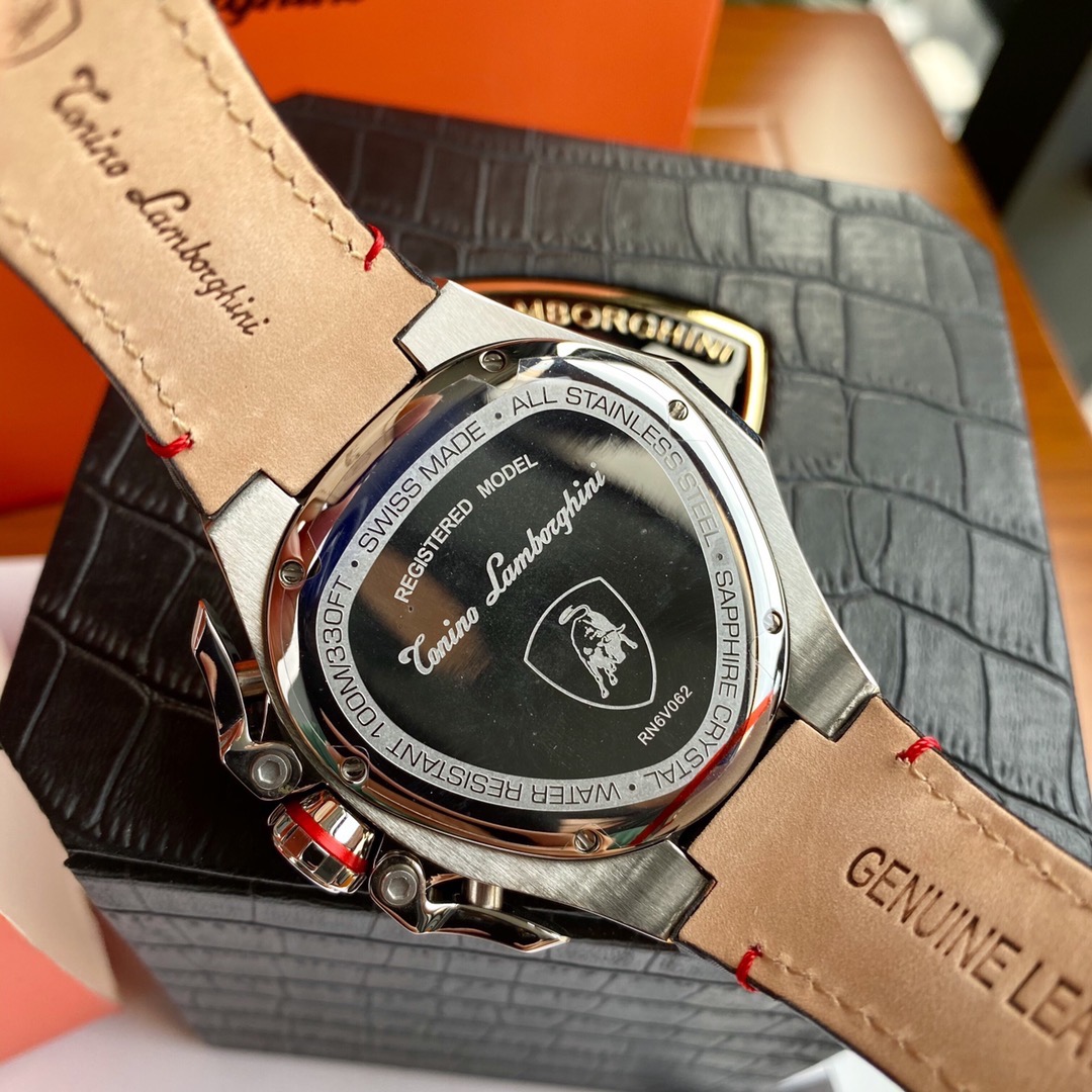 Tonino Lamborghini New Spyder Chronograph Black / Red / White