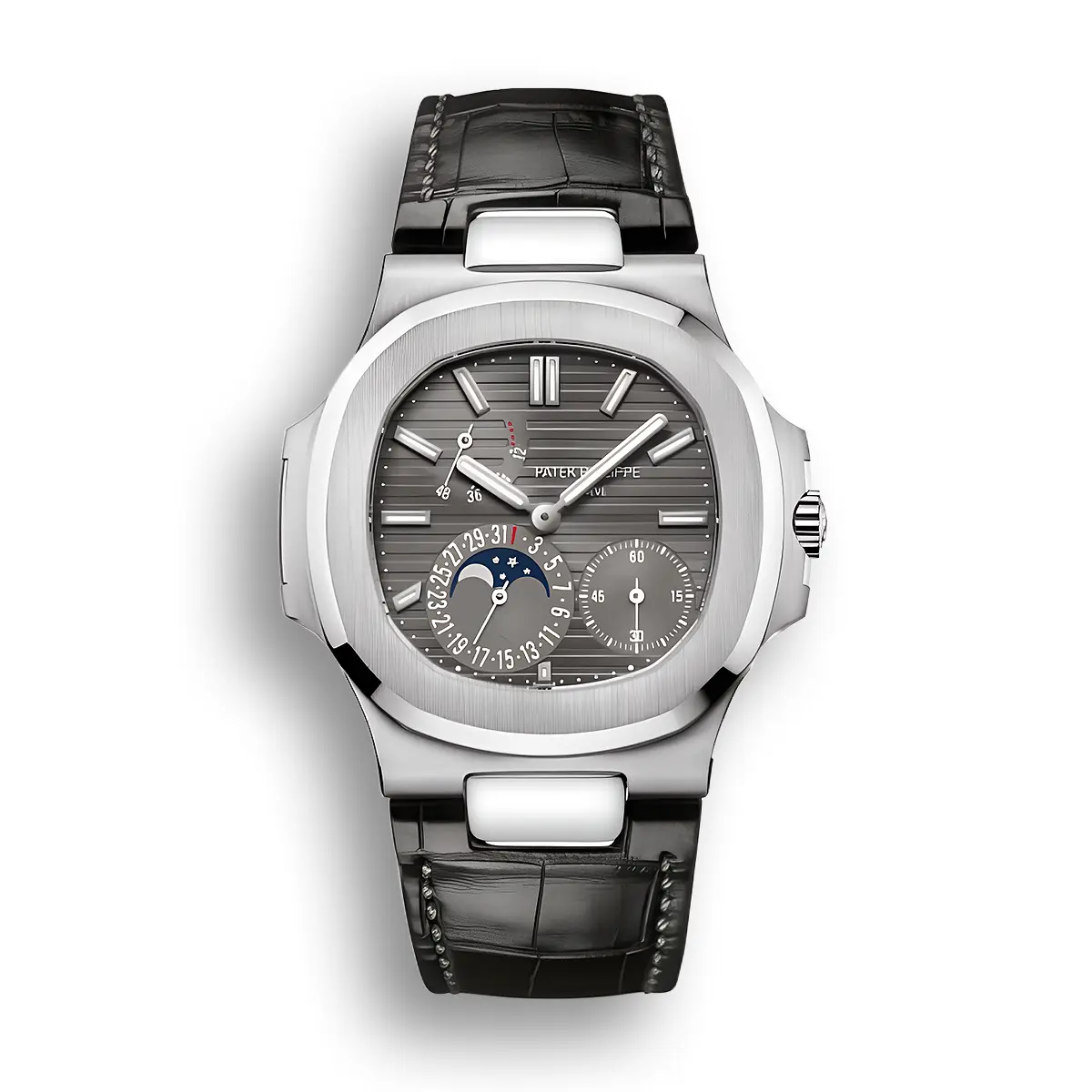 Nautilus 5712G-001 Moon phases. 40 mm,White gold