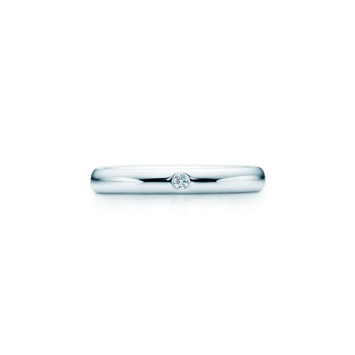High Quality Tiffany Elsa Peretti Platinum 925 Silver Band Ring 6/7/8 (US)