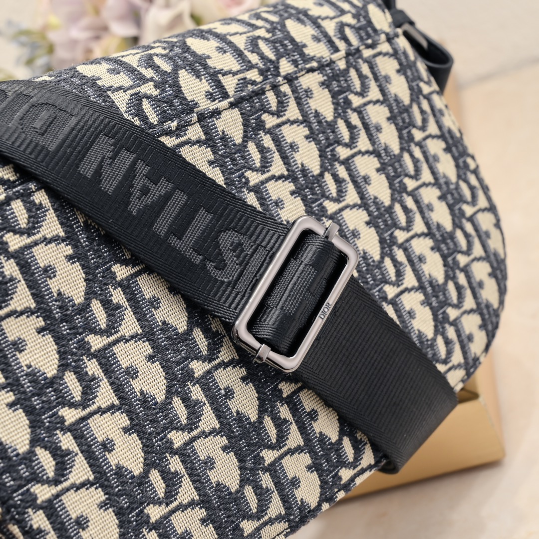 Dior Saddle Messenger Bag Oblique Shoulder Bag Handbag