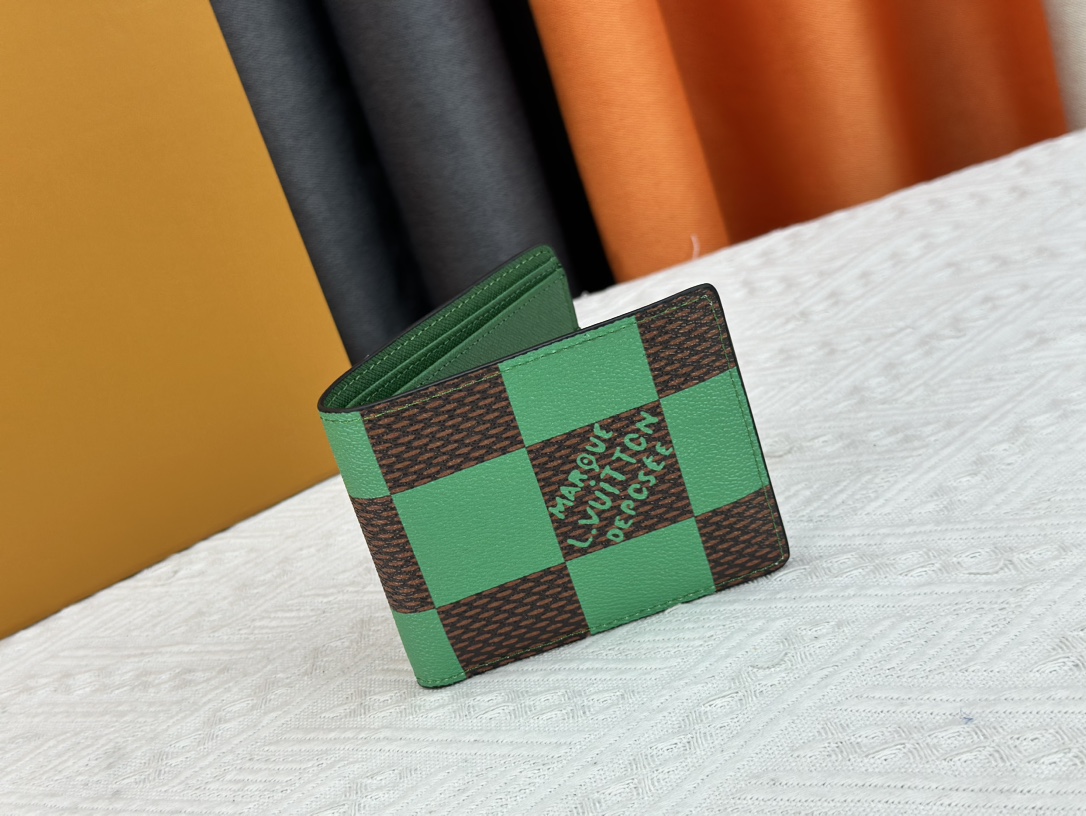 Louis Vuitton Brazza Damier Graphite Pixel N60895 M40452 Wallet Bag Handbag