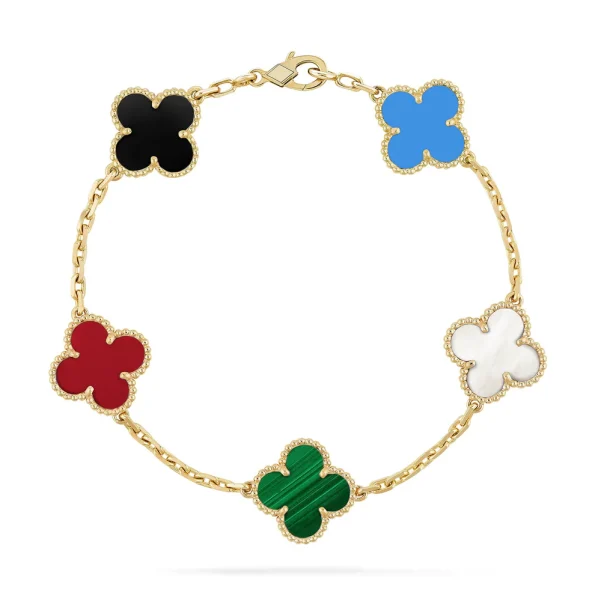 Van Cleef Colorful Rainbow Bracelet Dupe, 5 motifs