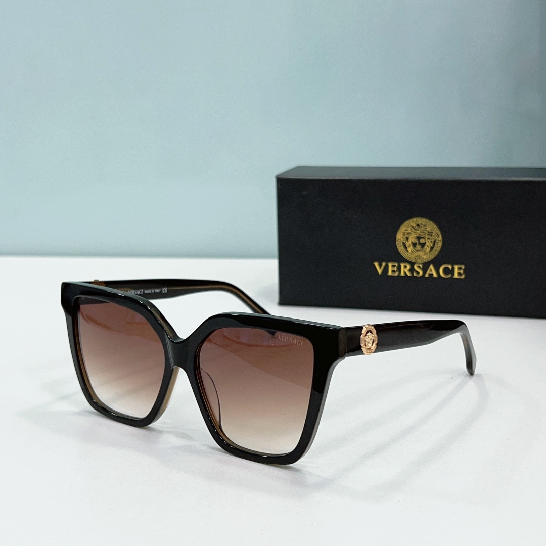Versace  Mirror leg Logo  Sunglasses Top Quality（Replica）