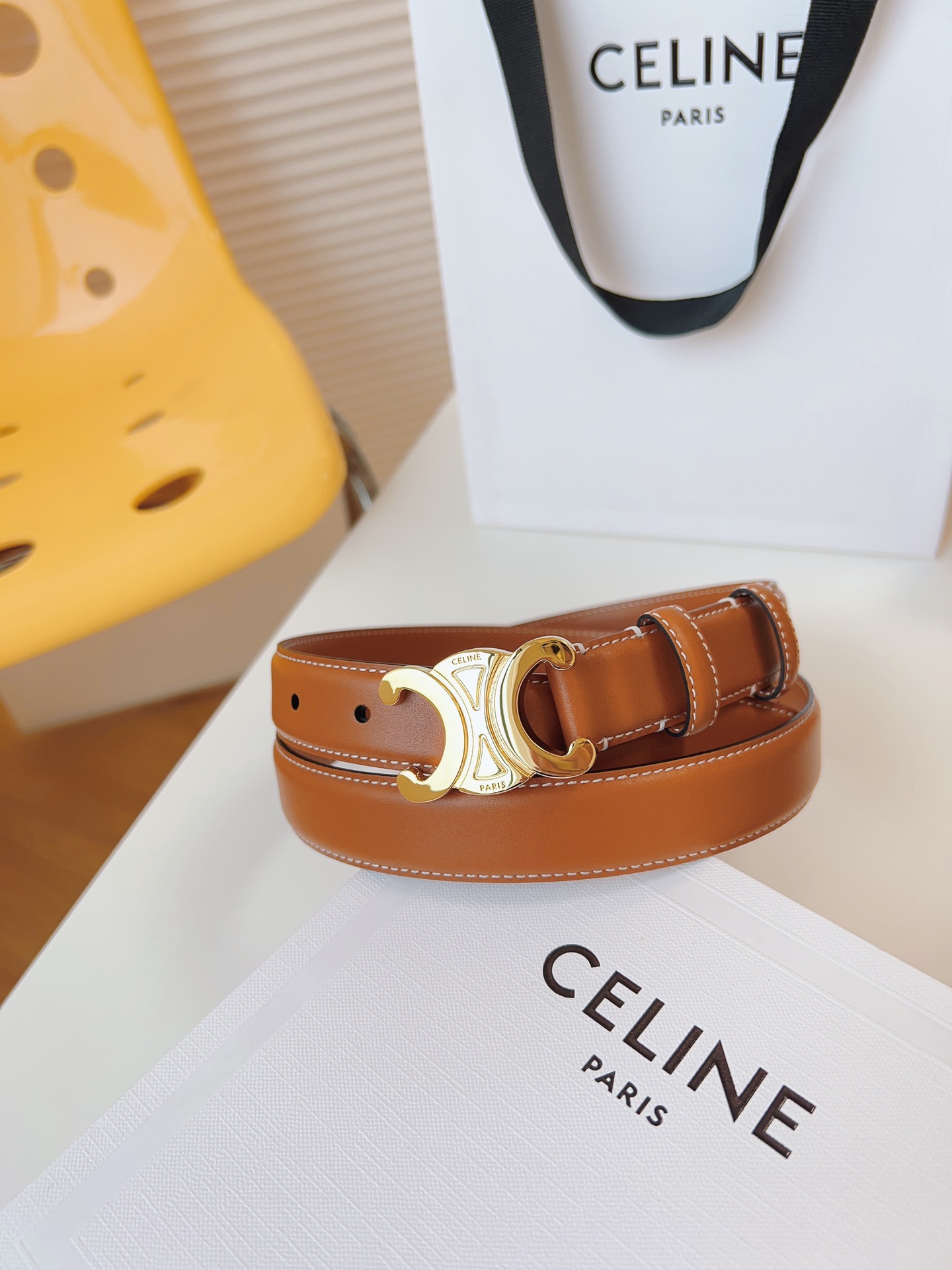 Celine Leather Belts 1:1 Mirror Version