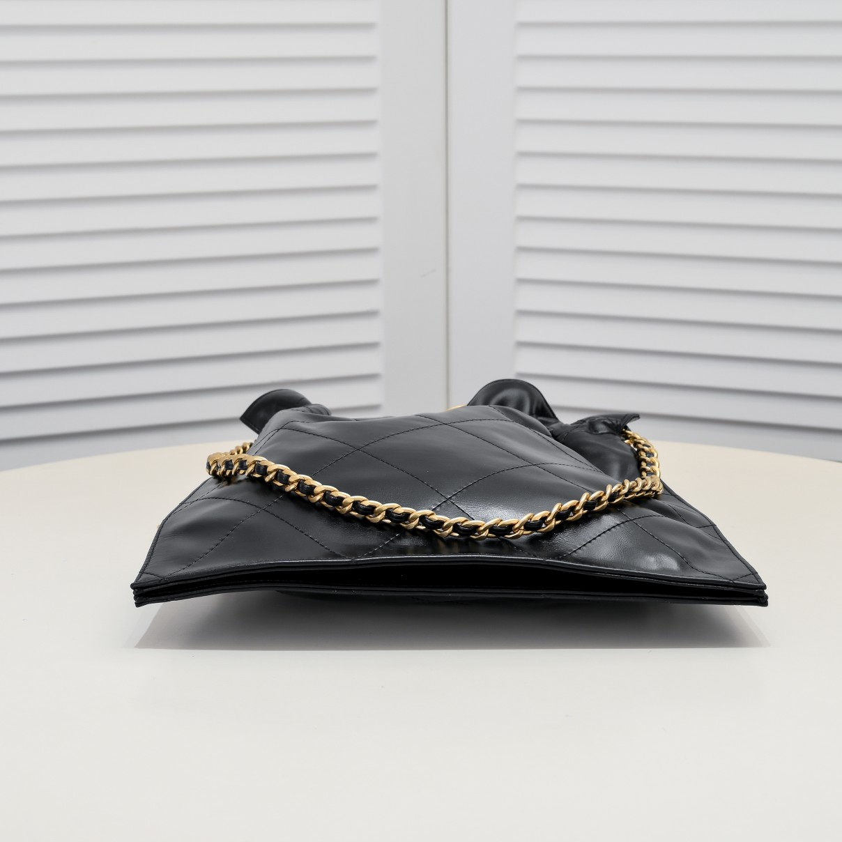 Chanel Drawstring Trash Bag Shoulder Bag Handbag