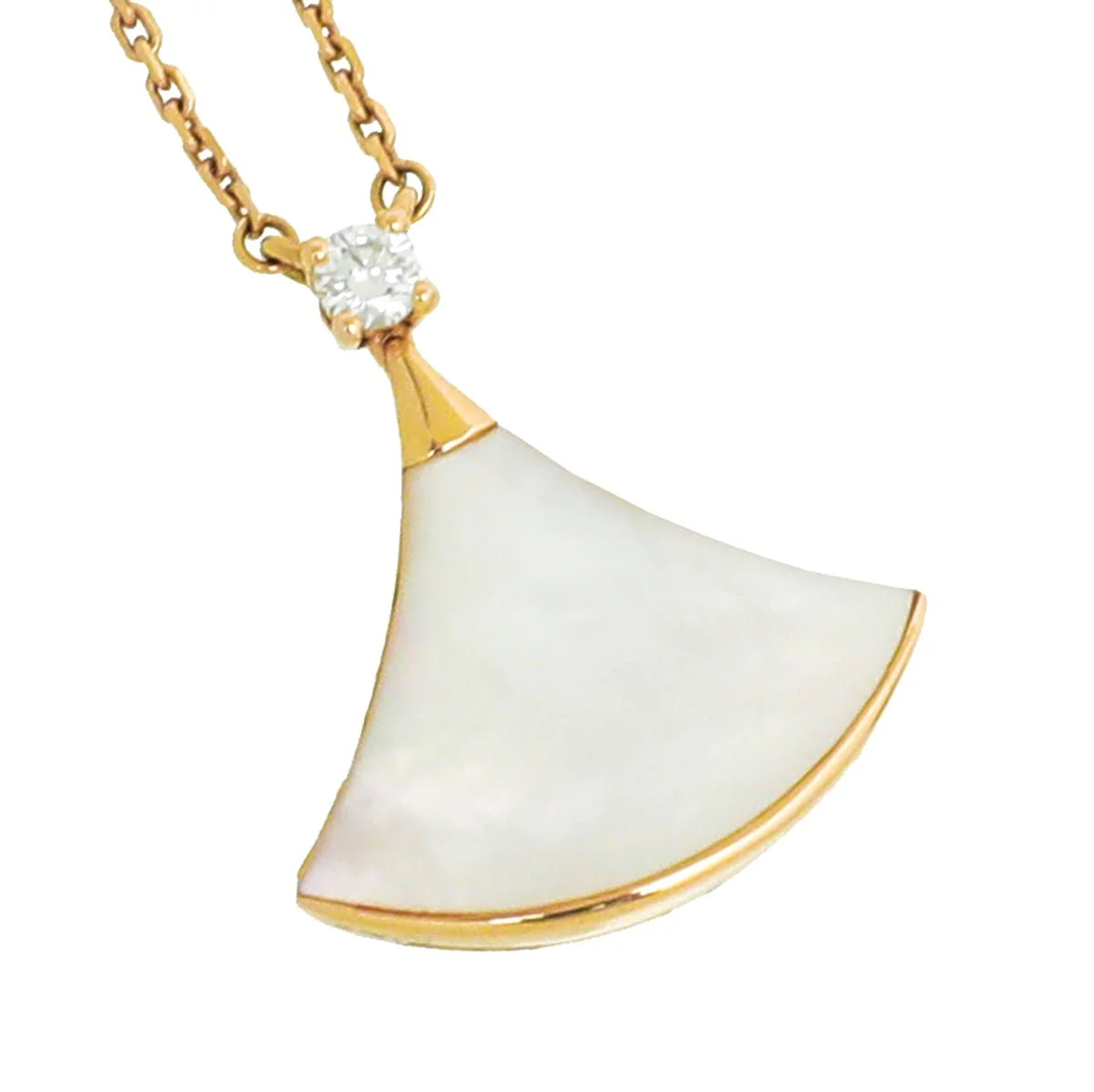 Bvlgari 18K Rose Gold MOP Diamond Diva's Dream Necklace