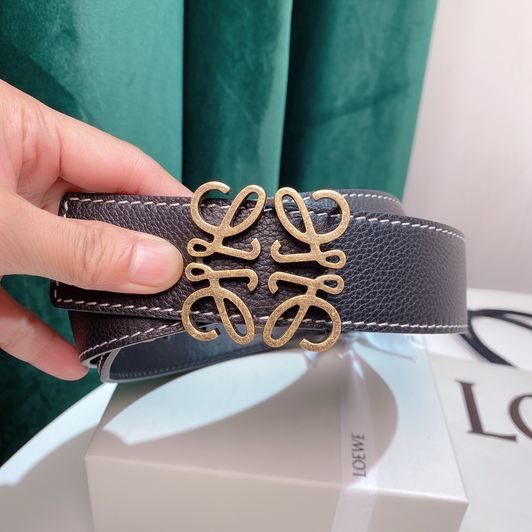 Loewe Leather Belts 1:1 Mirror Version