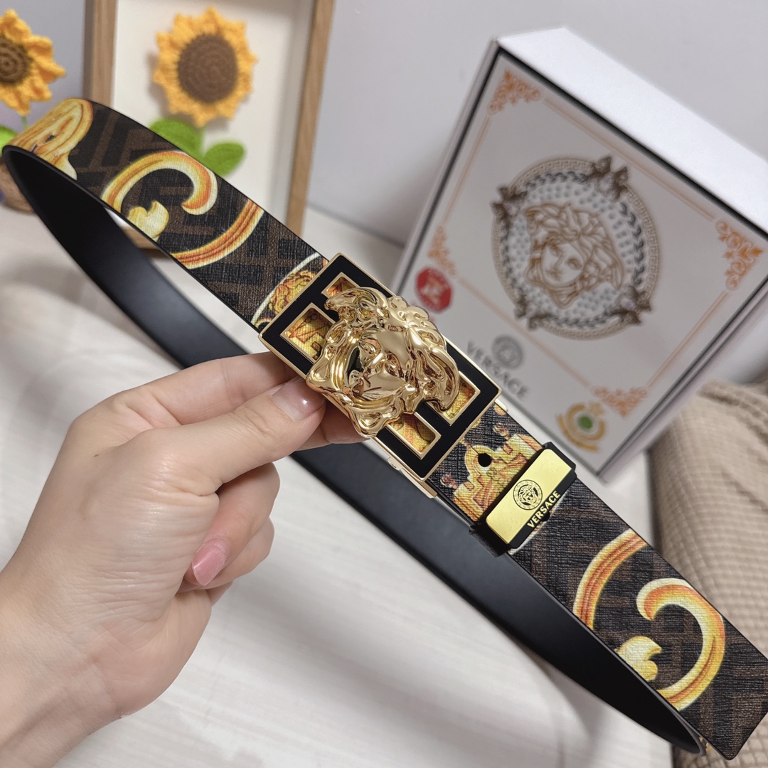 Versace Leather Belts 1:1 Mirror Version