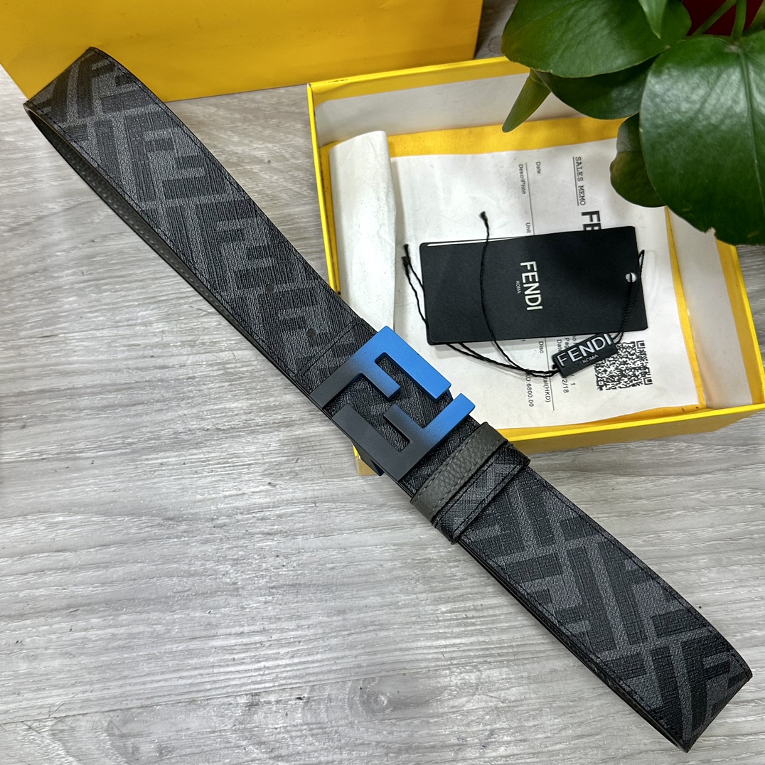 Fendi Leather Belts 1:1 Mirror Version