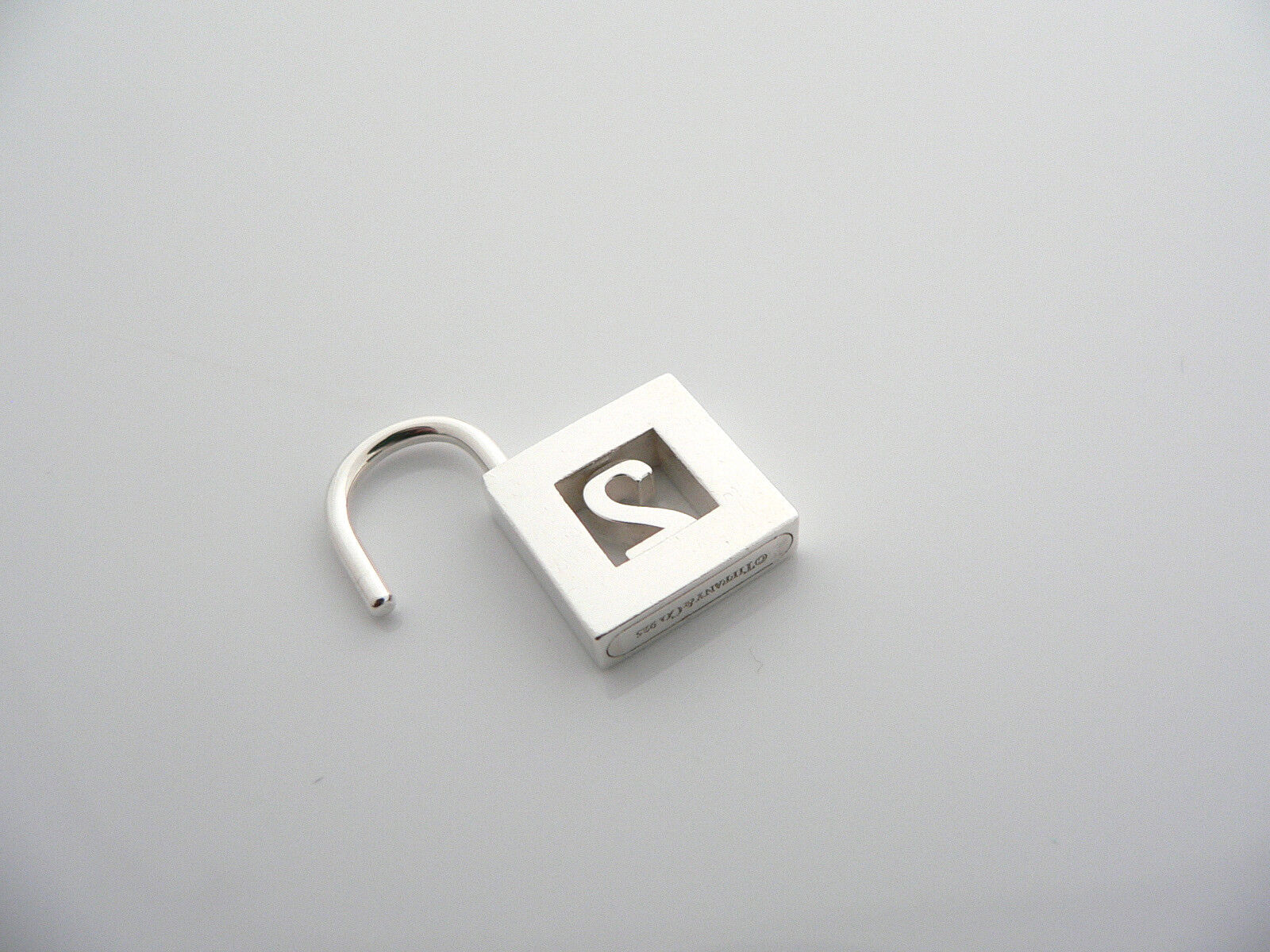 Tiffany & Co Number Charm Two Padlock 4 Necklace Bracelet Personal Gift Pendant