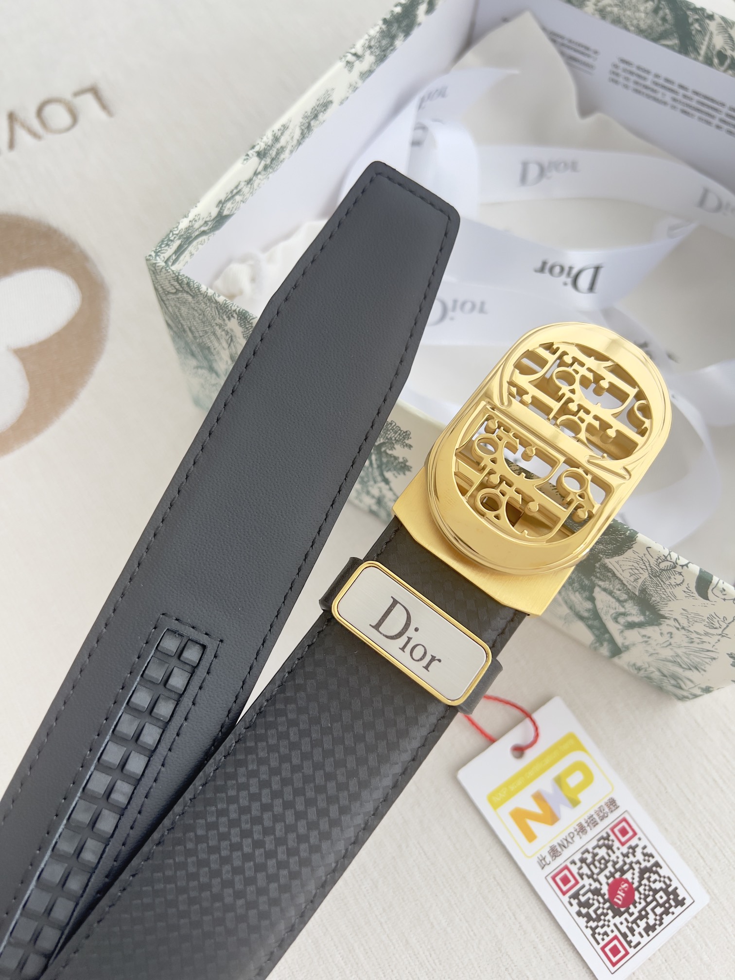 Dior Leather Belts 1:1 Mirror Version