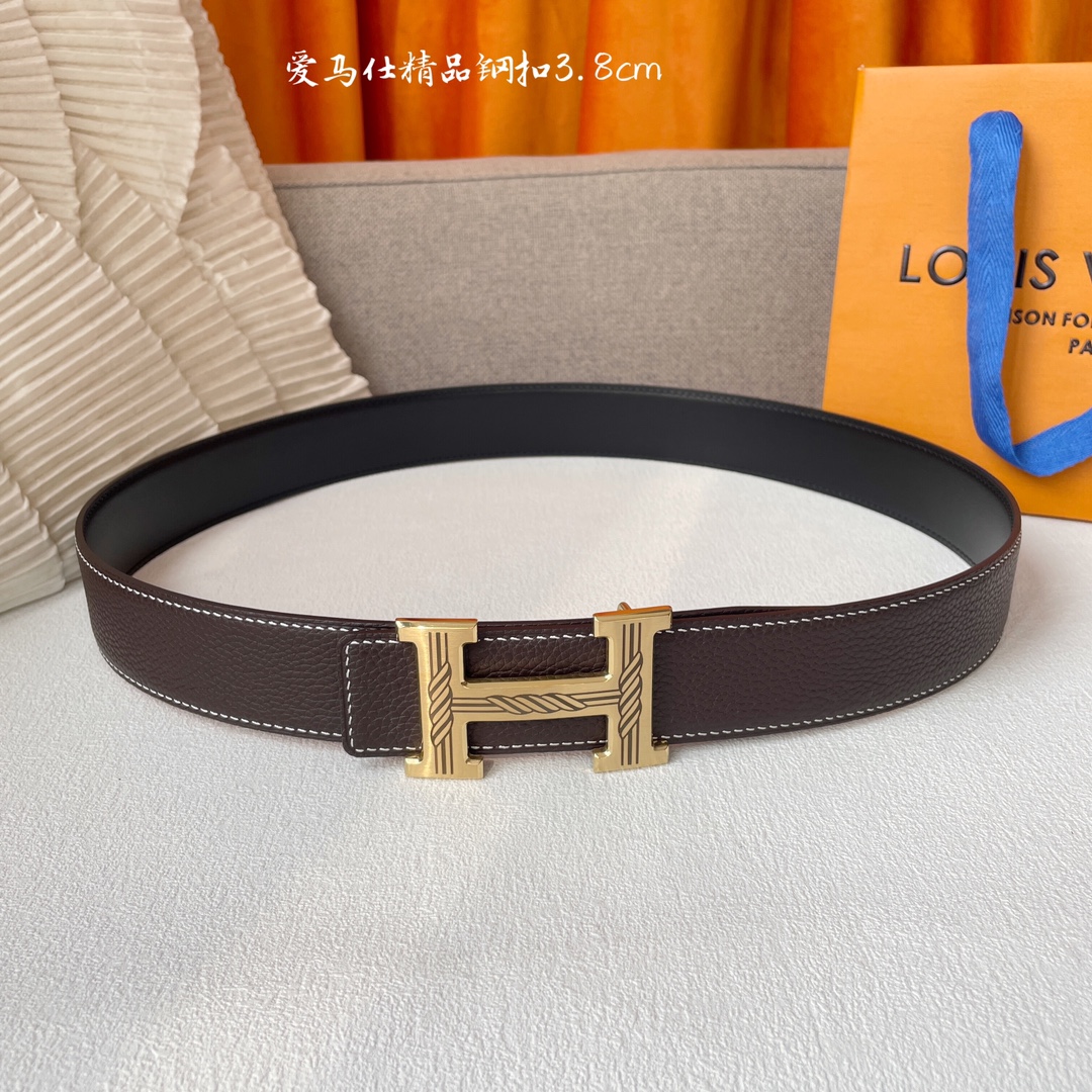 Hermes Leather Belts 1:1 Mirror Version