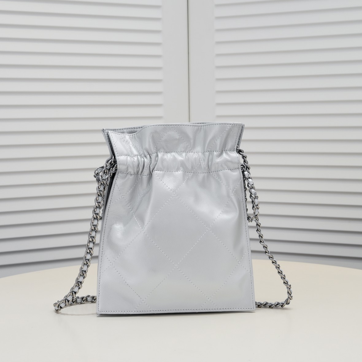 Chanel Drawstring Trash Bag Shoulder Bag Handbag