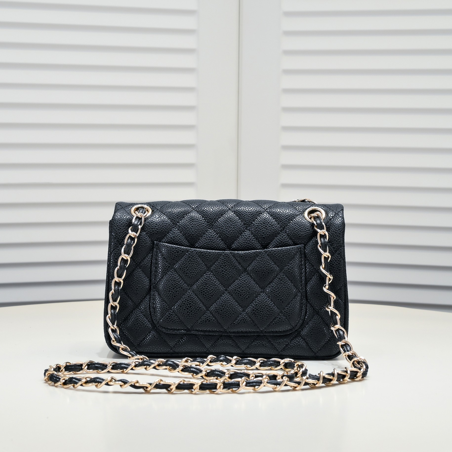 Chanel CF Caviar Shoulder Bag Handbag