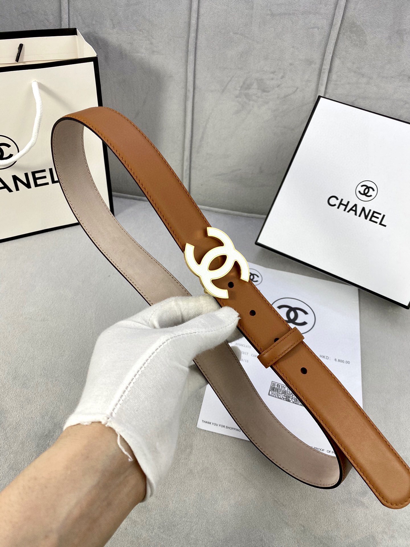 Chanel Leather Belts 1:1 Mirror Version
