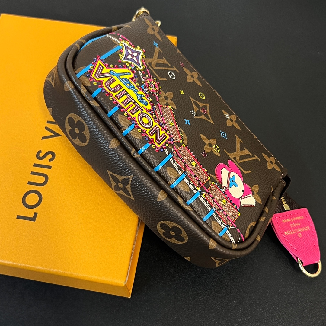 Louis Vuitton Multi Pochette Accessories Mini Bag Purse