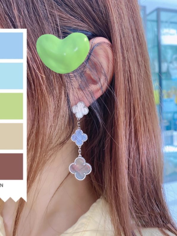 Van Cleef Earrings Dupe, 3 motifs