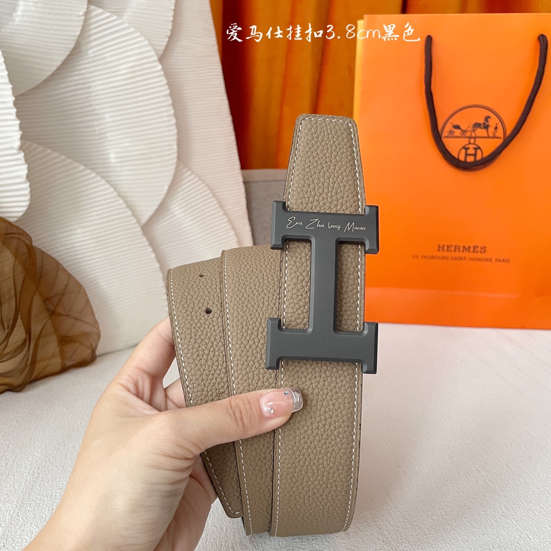 Hermes Leather Belts 1:1 Mirror Version