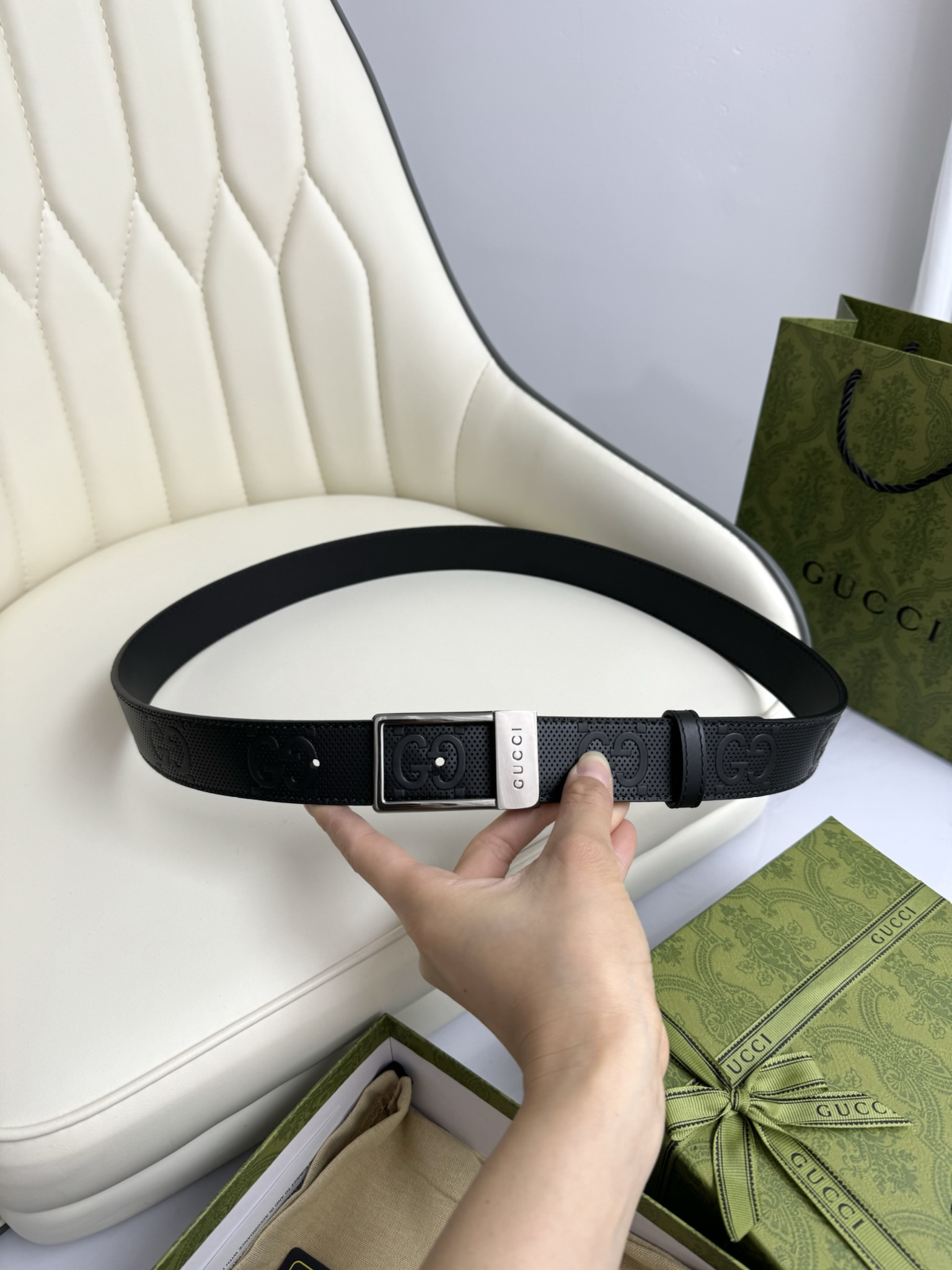 Gucci Leather Belts 1:1 Mirror Version