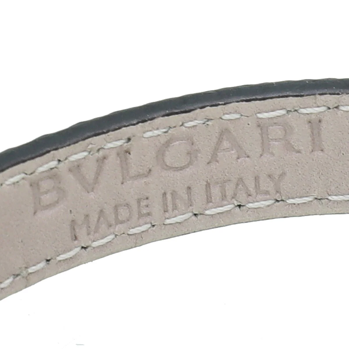 Bvlgari Black Karung Serpenti Forever Medium Bracelet