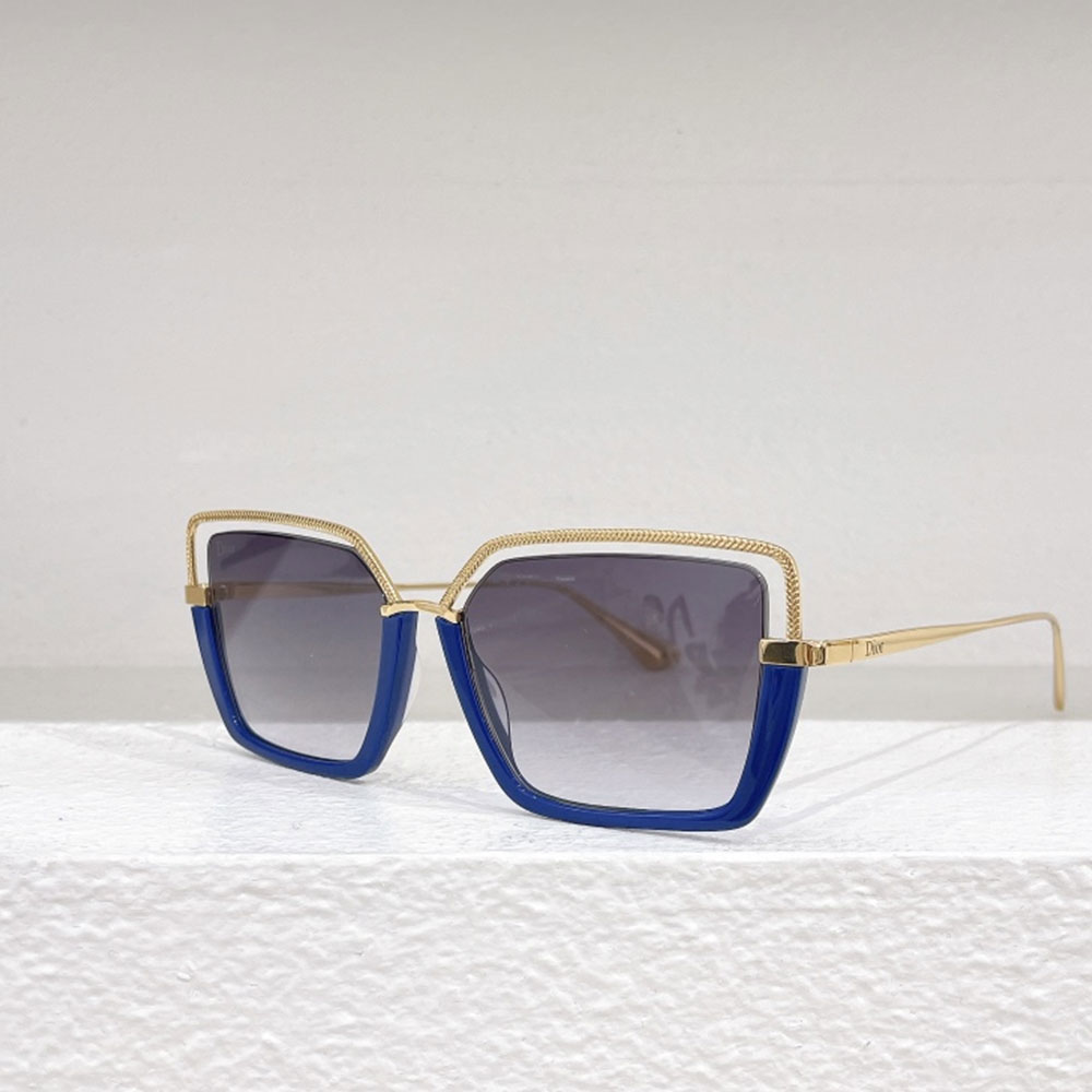 Dior  Stylish Temperament Hollow Frame sunglasses Top quality (Replica）