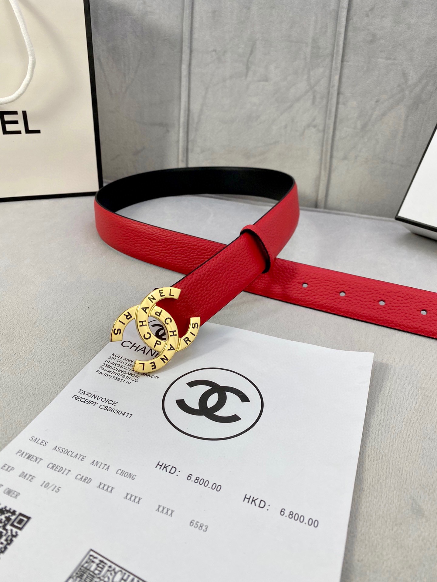 Chanel Leather Belts 1:1 Mirror Version