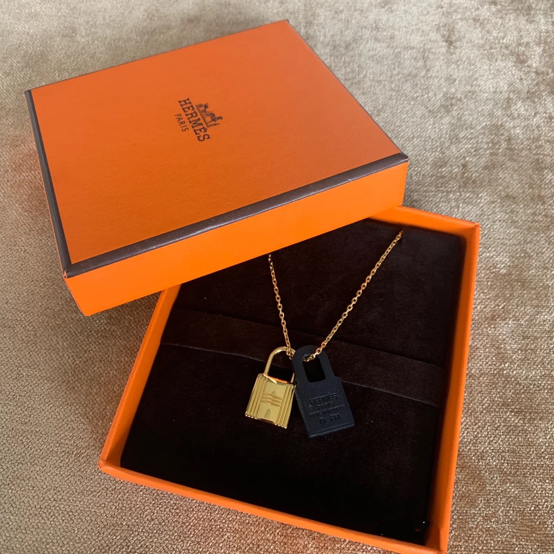 Hermes Double Lock Necklace