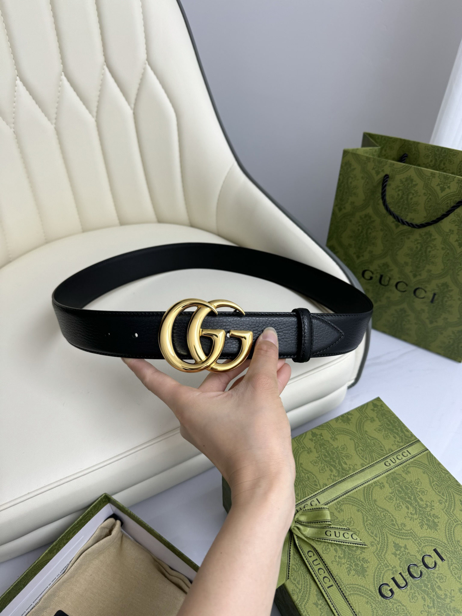 Gucci Leather Belts 1:1 Mirror Version