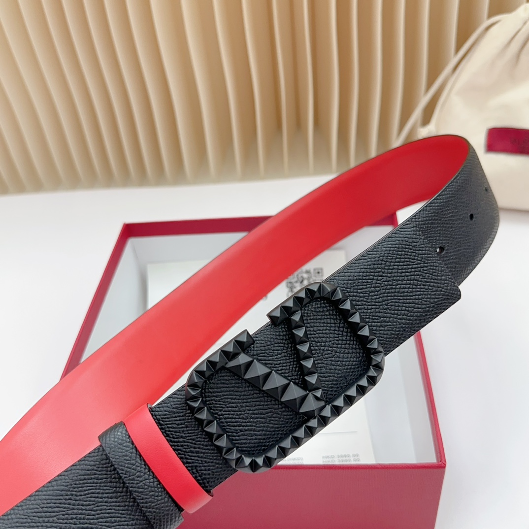 Valentino Leather Belts 1:1 Mirror Version