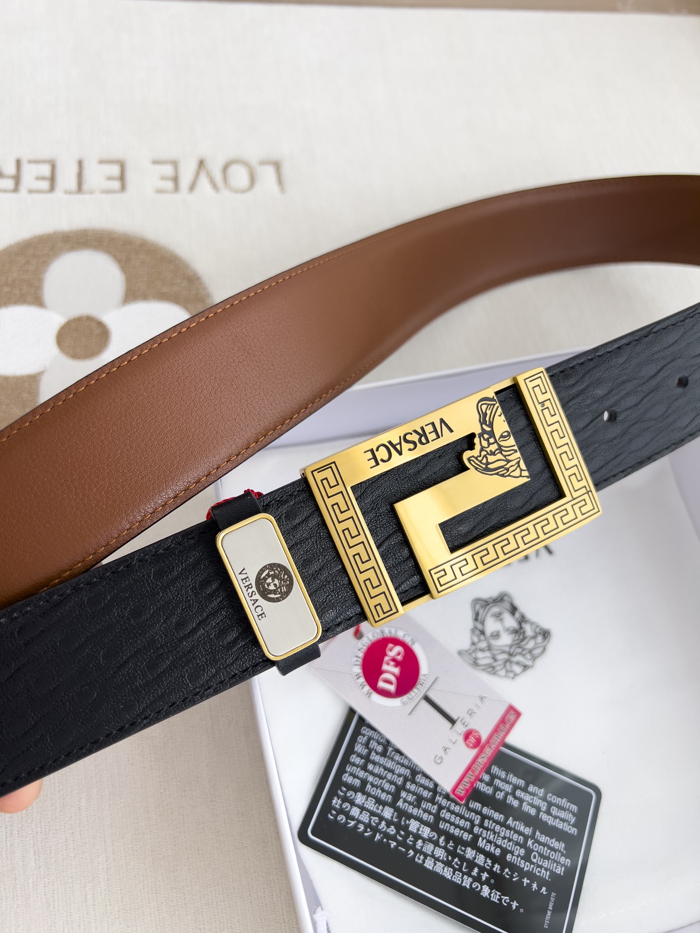 Versace Leather Belts 1:1 Mirror Version