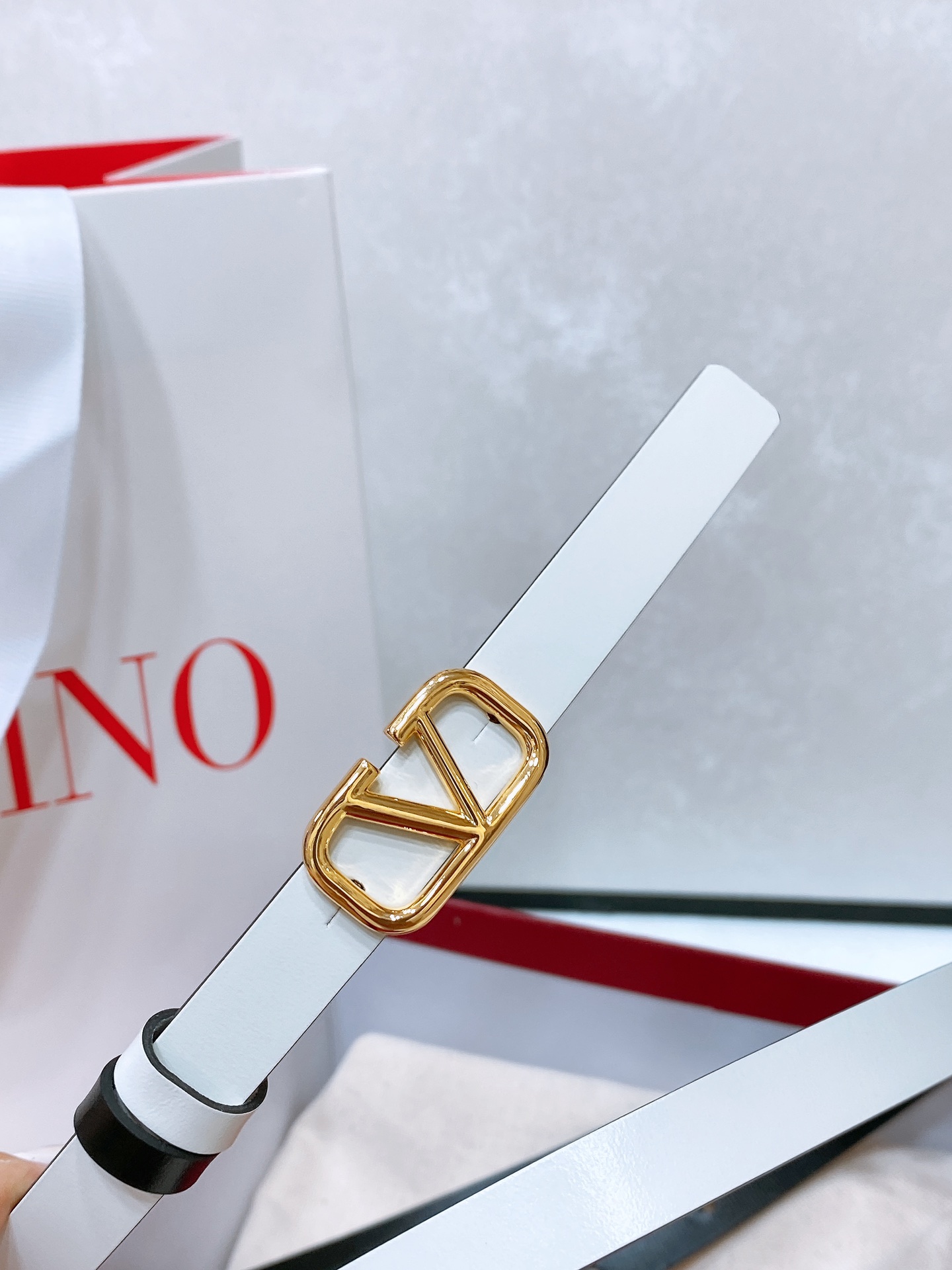 Valentino Leather Belts 1:1 Mirror Version