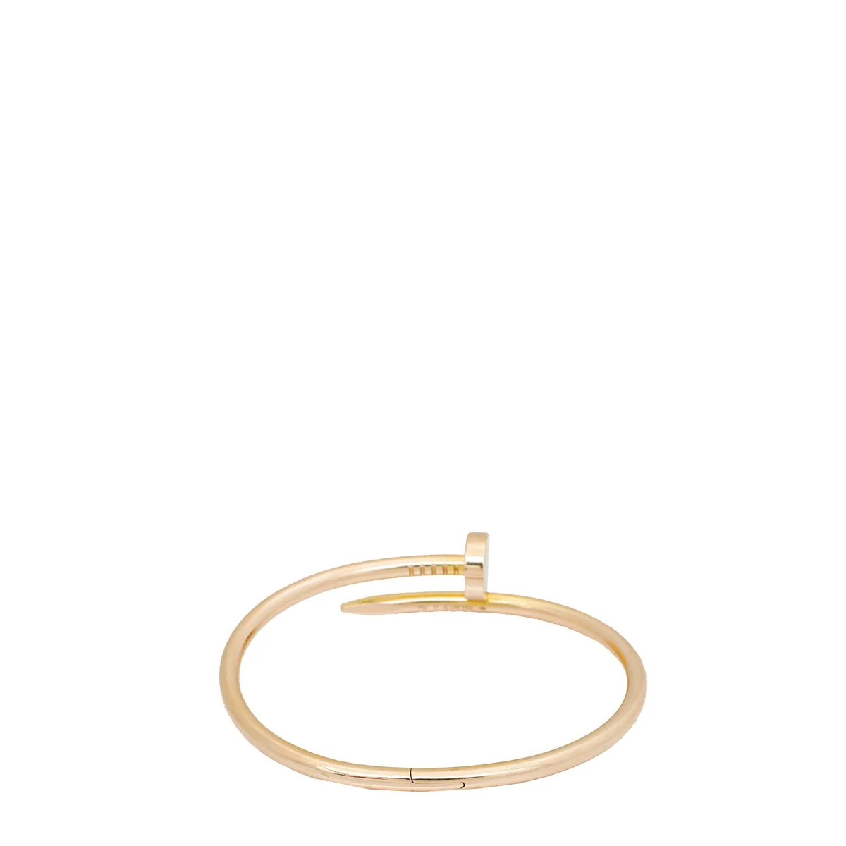 Cartier 18K Pink Gold Juste Un Clou Bracelet 17